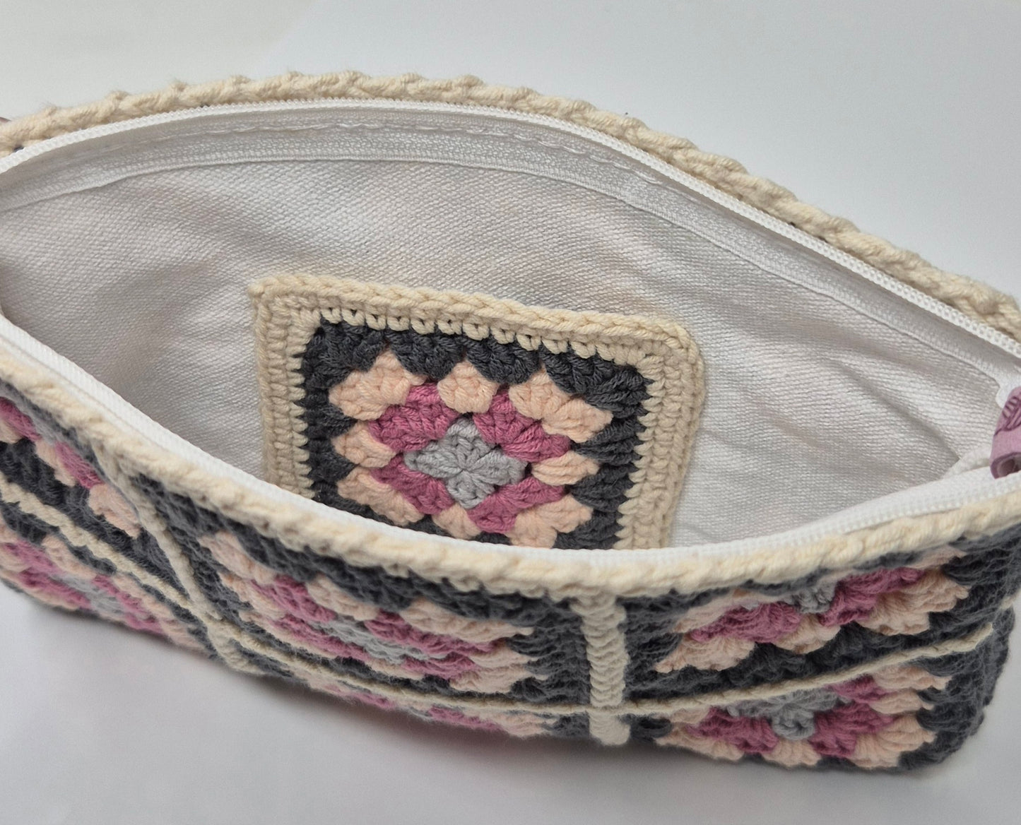 Granny-Square Vintage-Kosmetiktasche